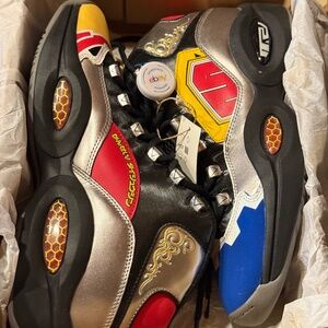 Reebok Question Mid "Power Rangers" Men's Size 12